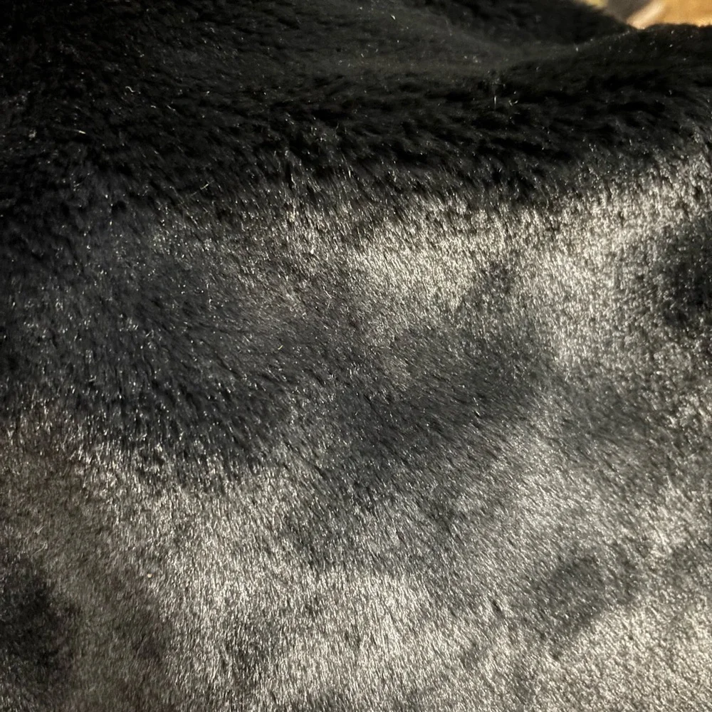 TAHARI Cape Stole Shawl Wrap Faux Fur Women's Size L - Picture 9 of 9